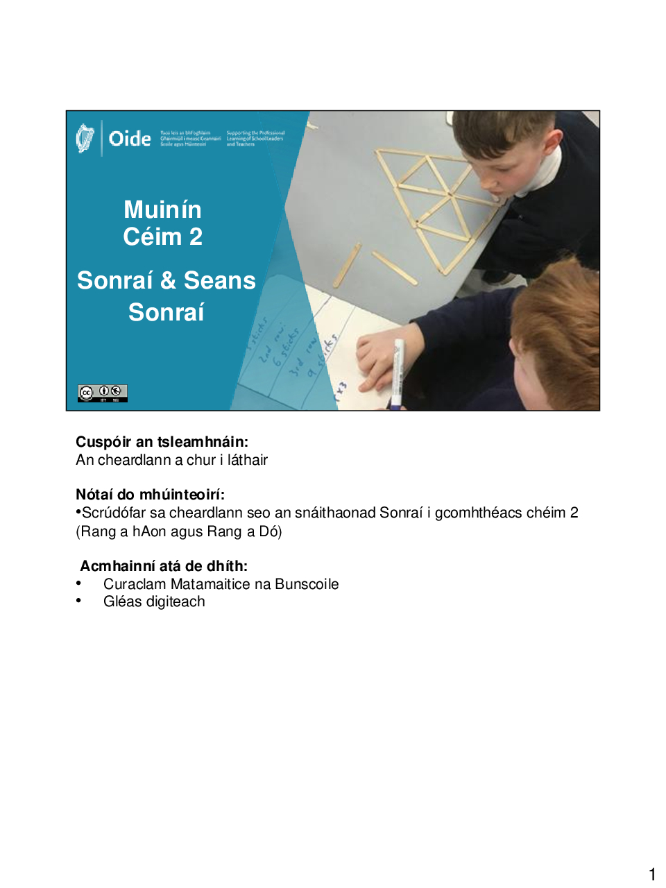 Muinin 1 Sonrai Ceim 2 pdf