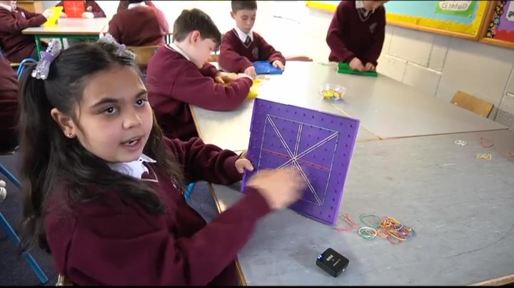 Exploring Fractions with Geoboards