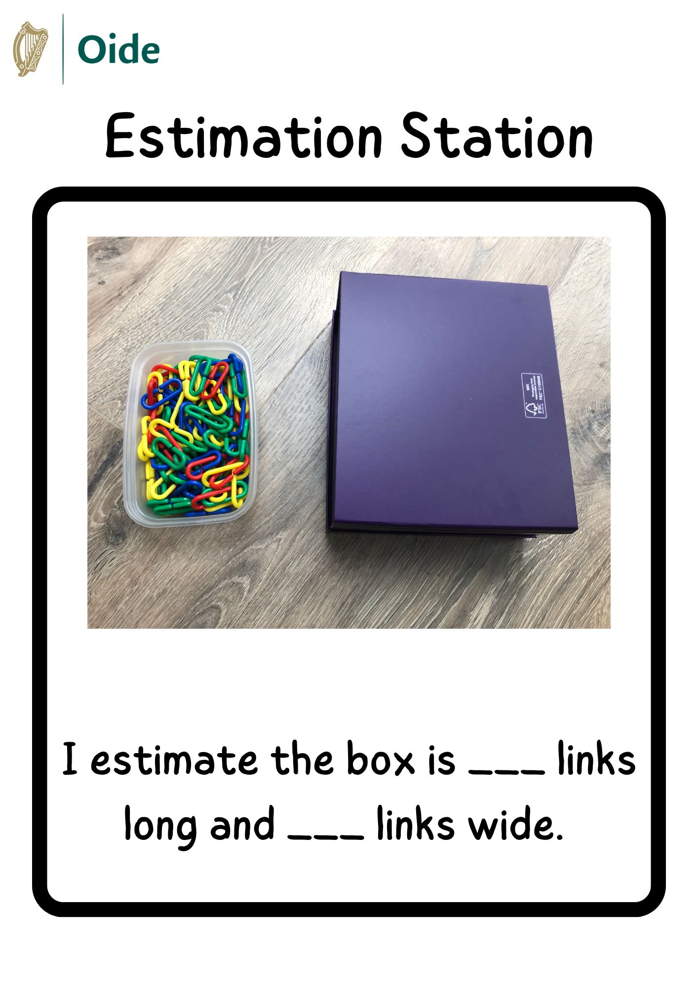 Estimation Station Links and Box