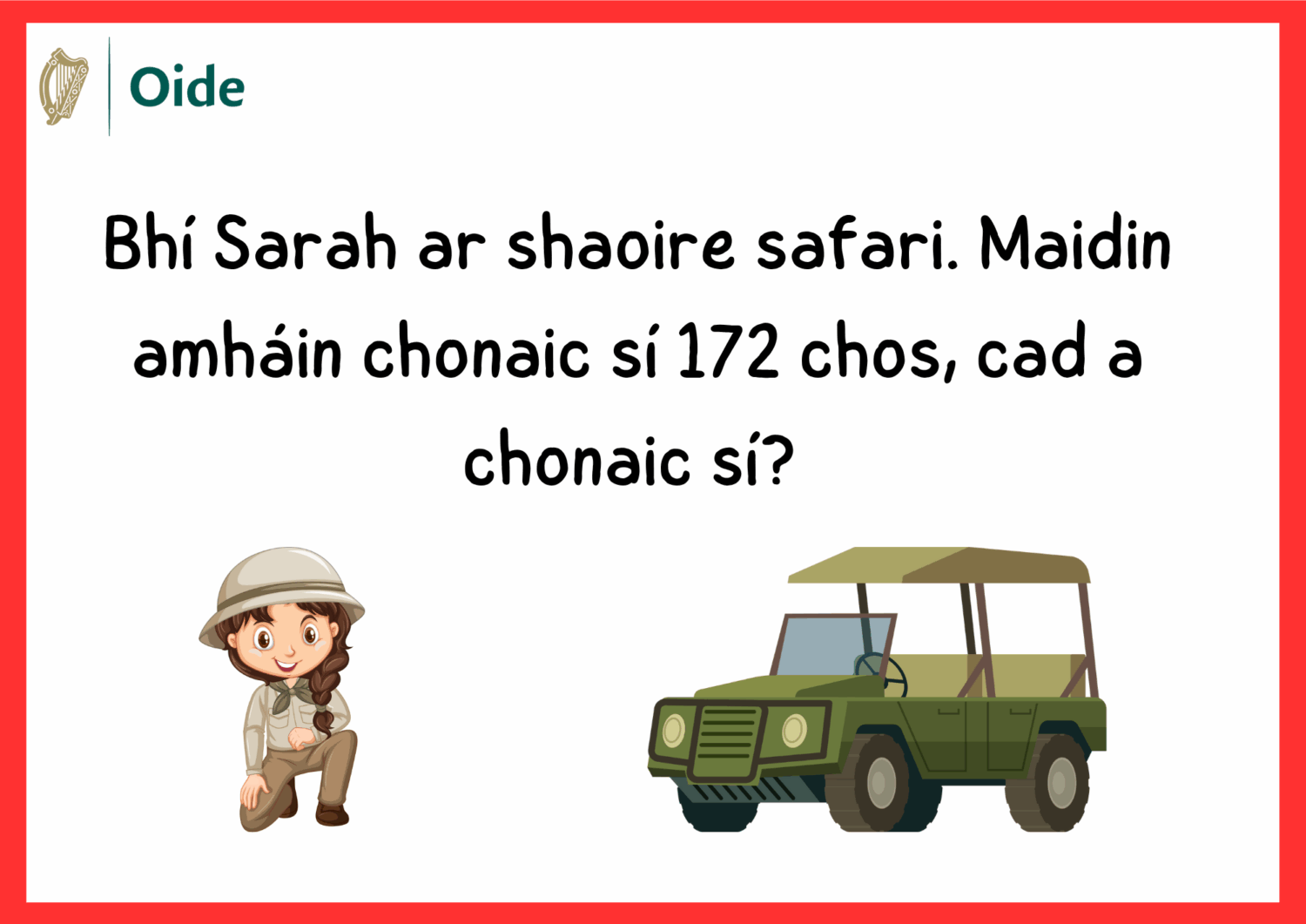 (Irish) Safari Gaeilge