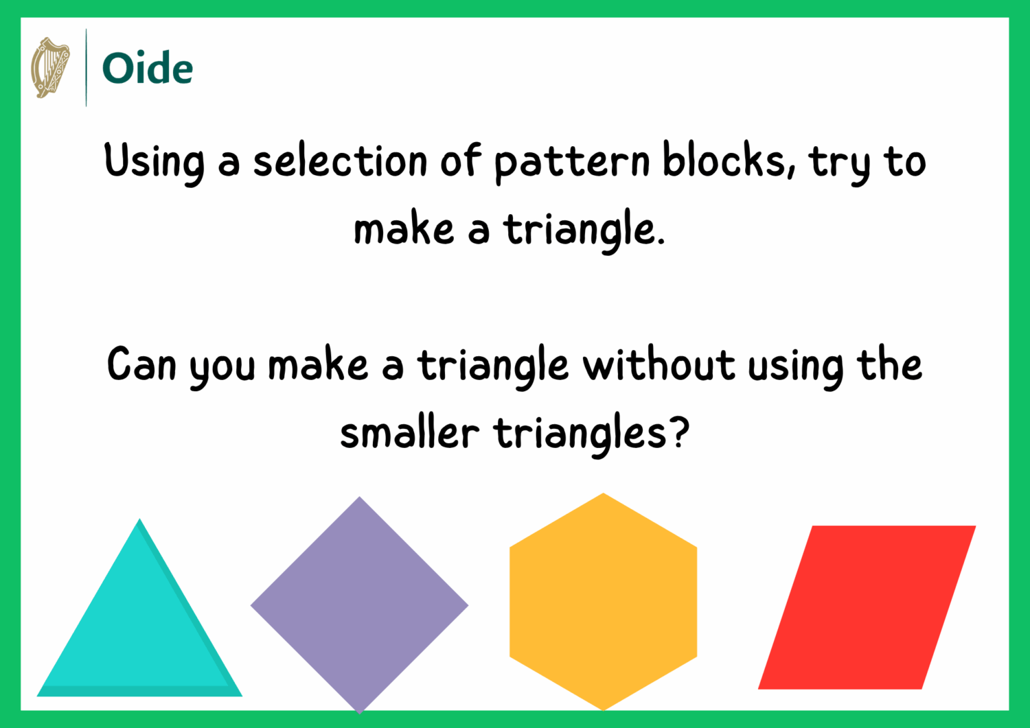 Pattern Block Triangle