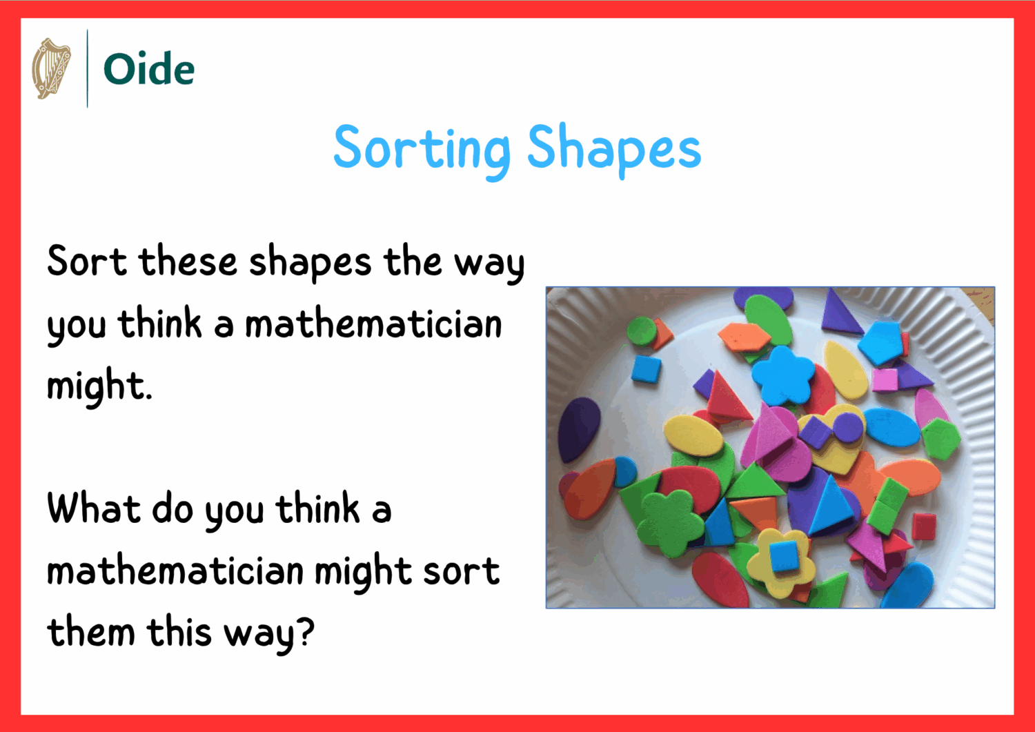Sorting Shapes