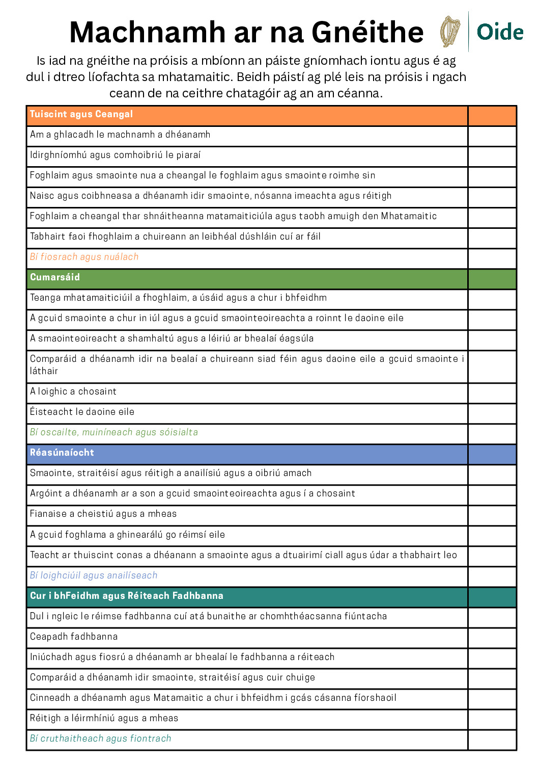 Elements Gaeilge SS pdf