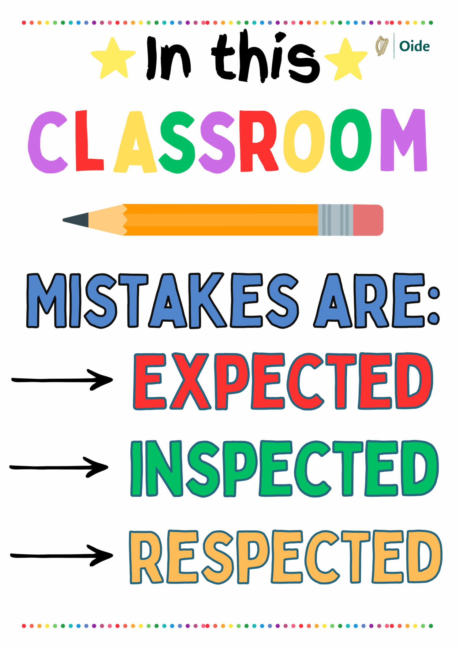 In this classroom ...