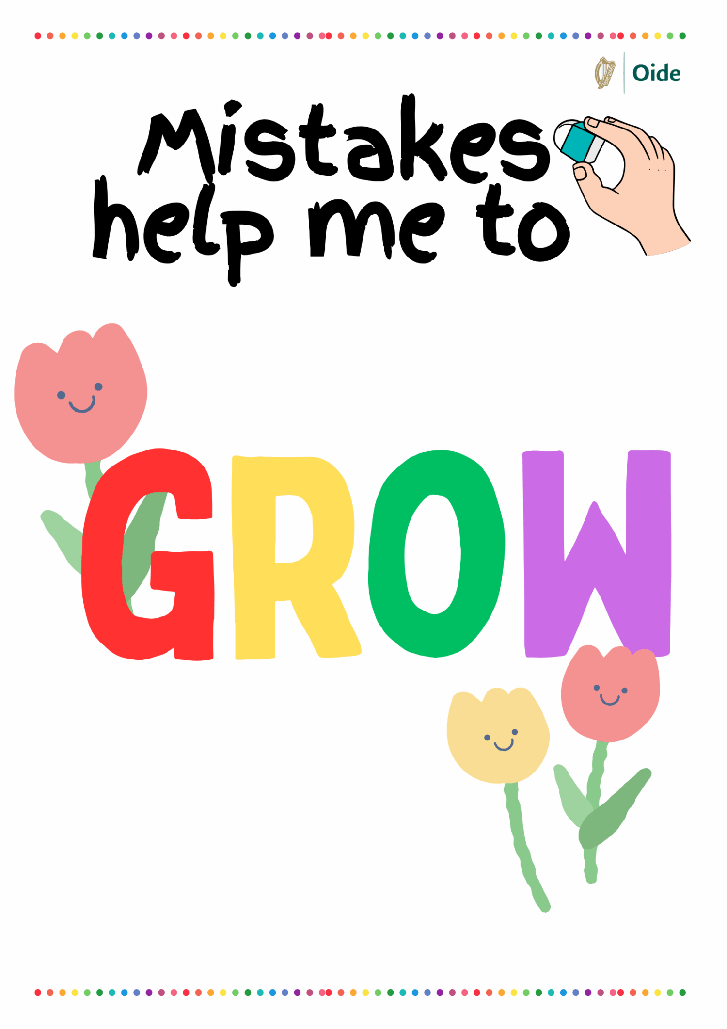 Mistakes help me to grow