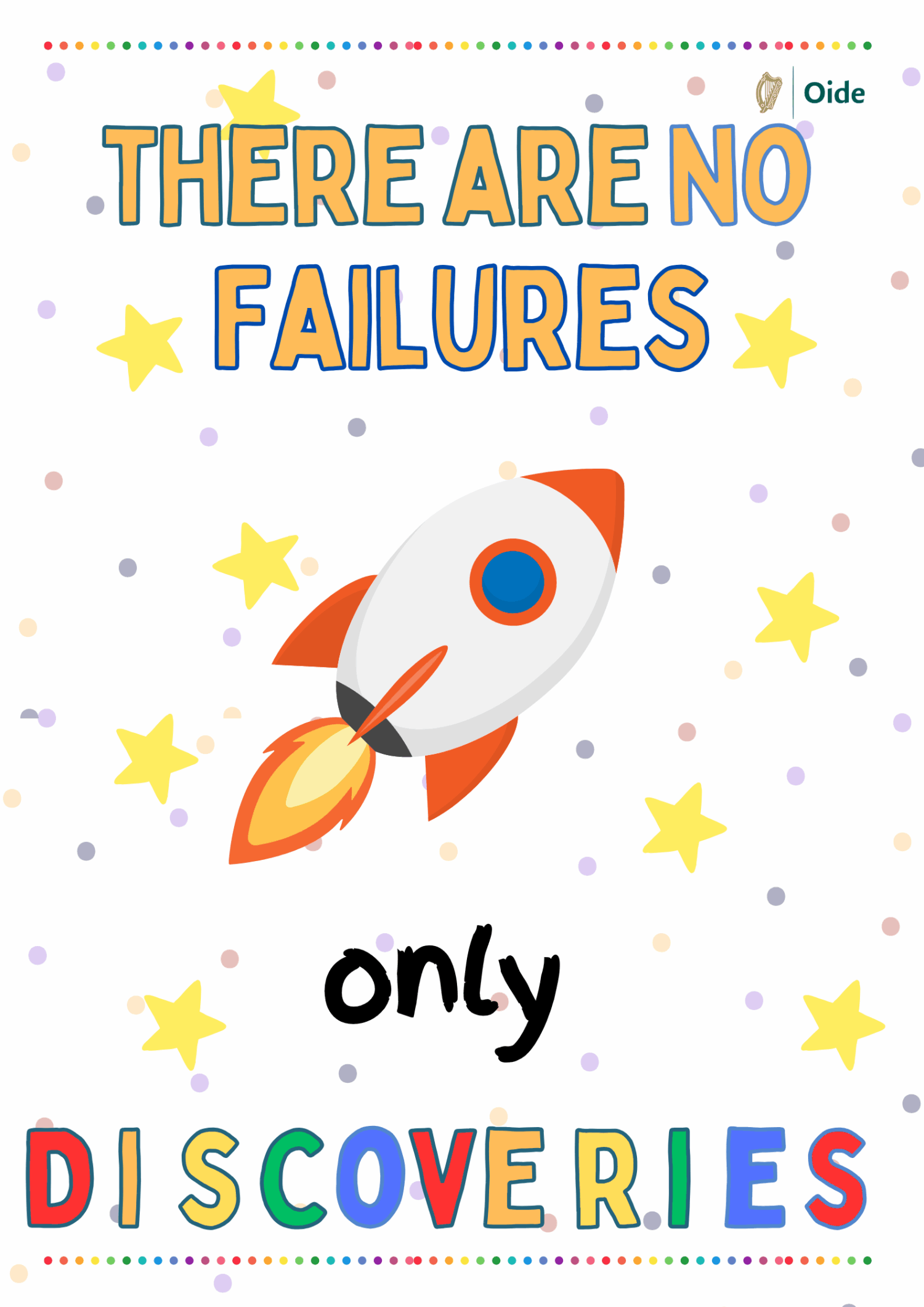 There are no failures ... only discoveries