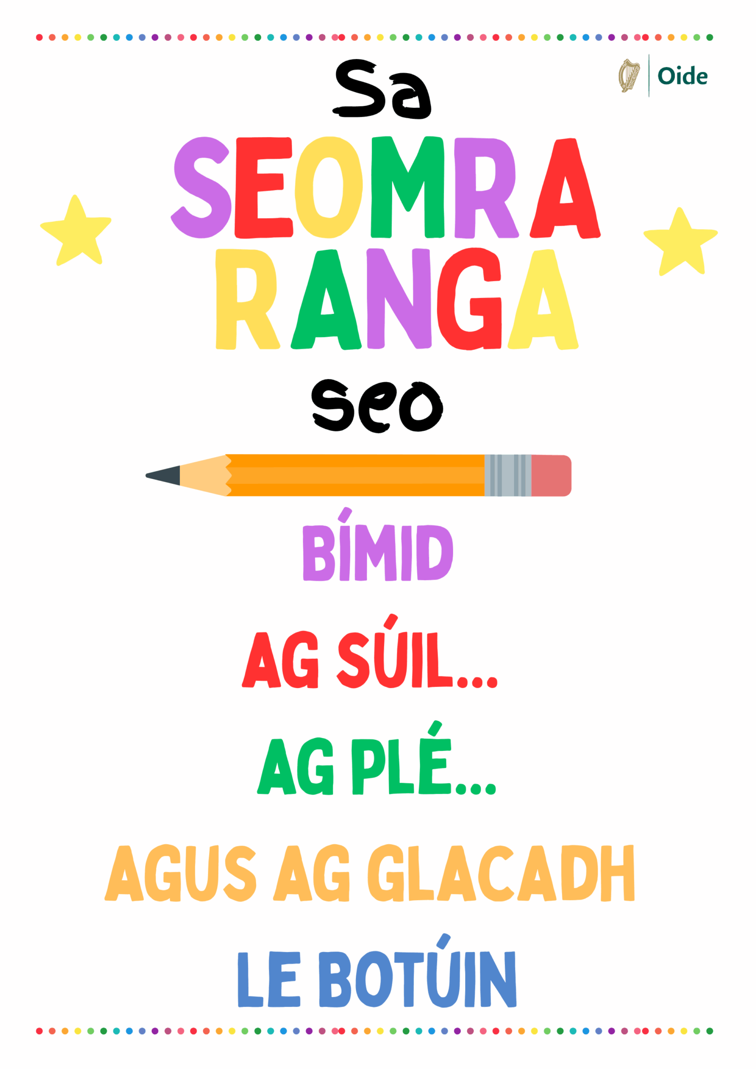 Sa seomra rang seo bímíd ag ...