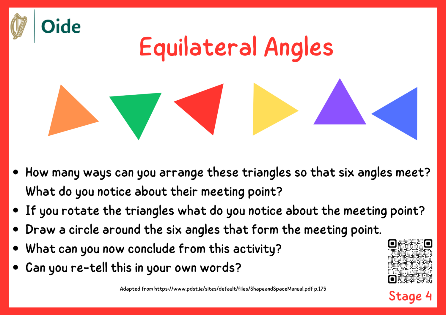 Equilateral Angles