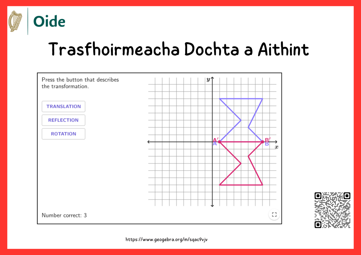 Trasfhoirmeacha Dochta a Aithint