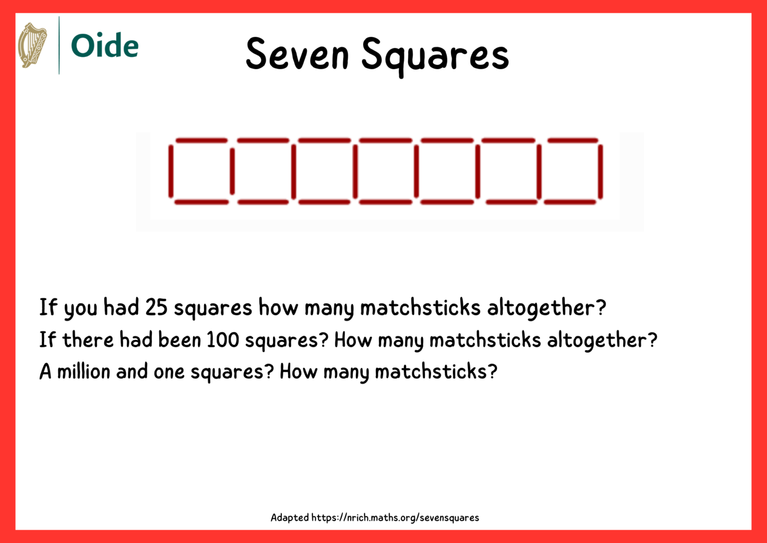 Seven Squares