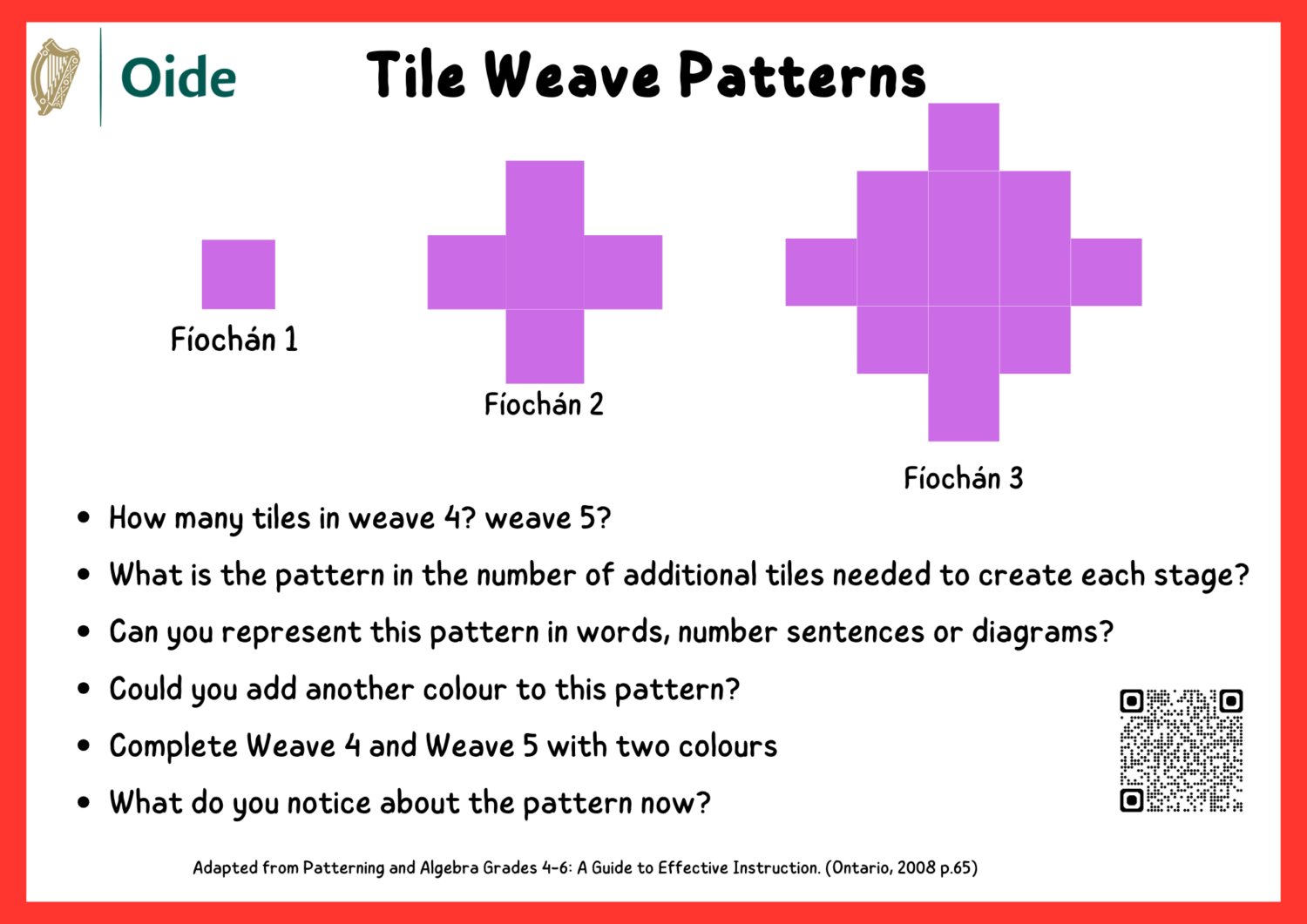Tile Weave Patterns advanced