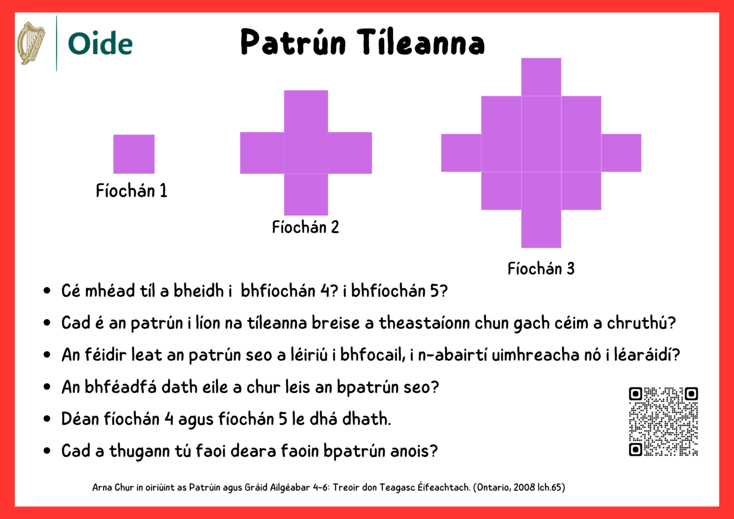 Patrún Tíleanna ardleibhéal