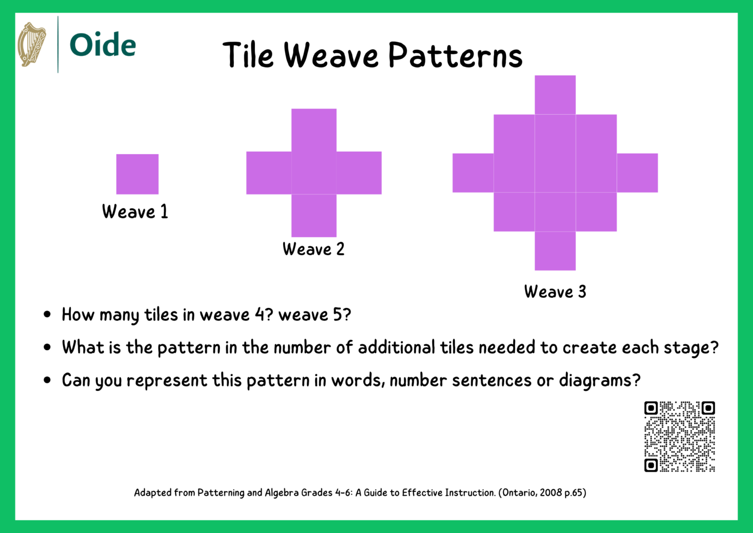 Tile Weave Patterns starter