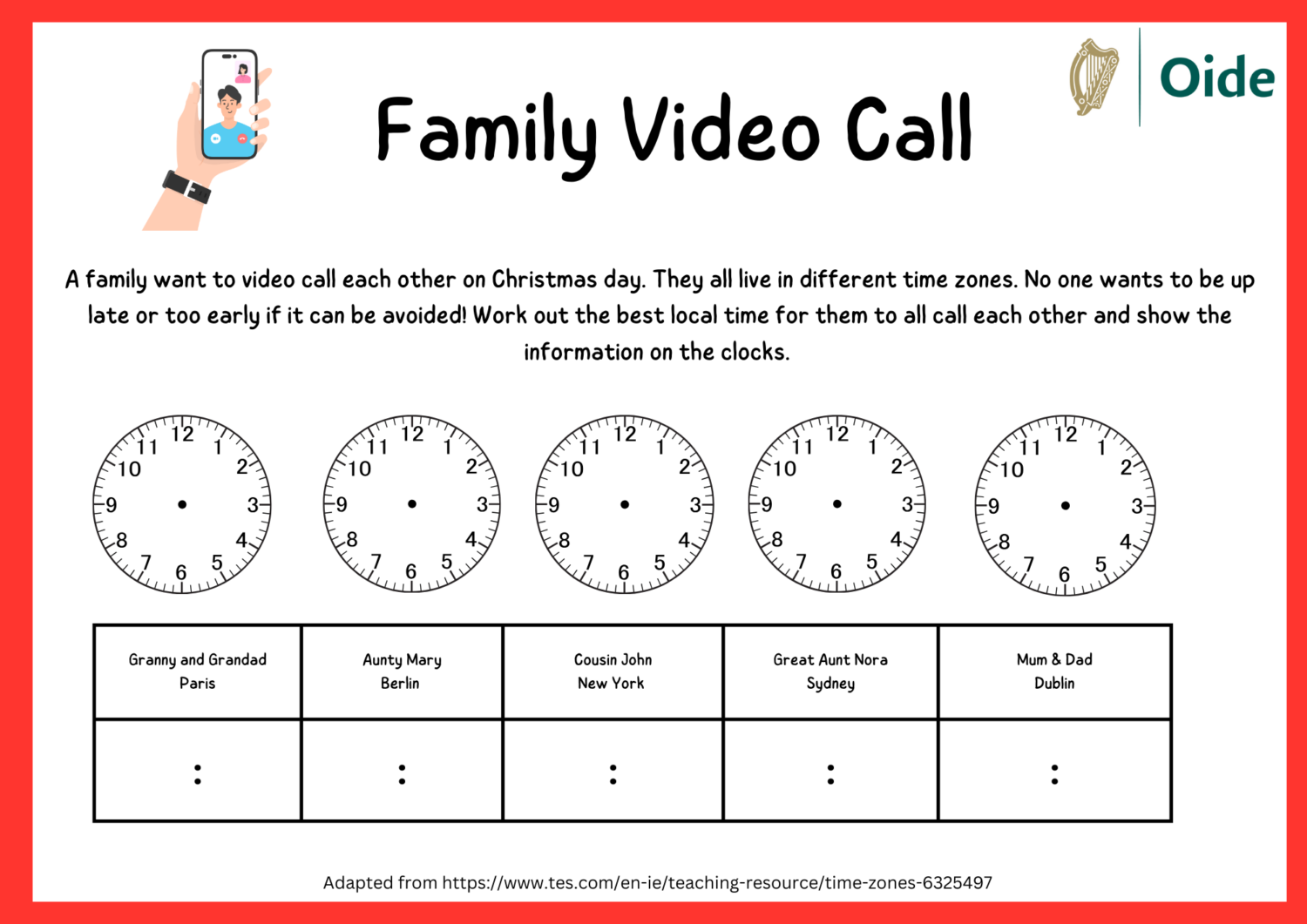 Video call Task