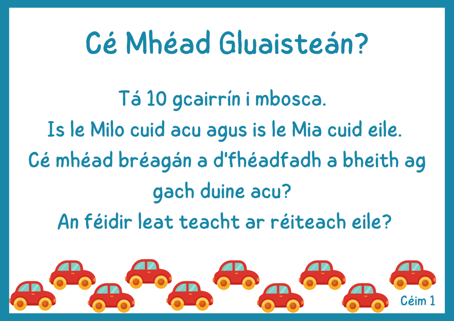 Cé Mhéad Gluaisteán