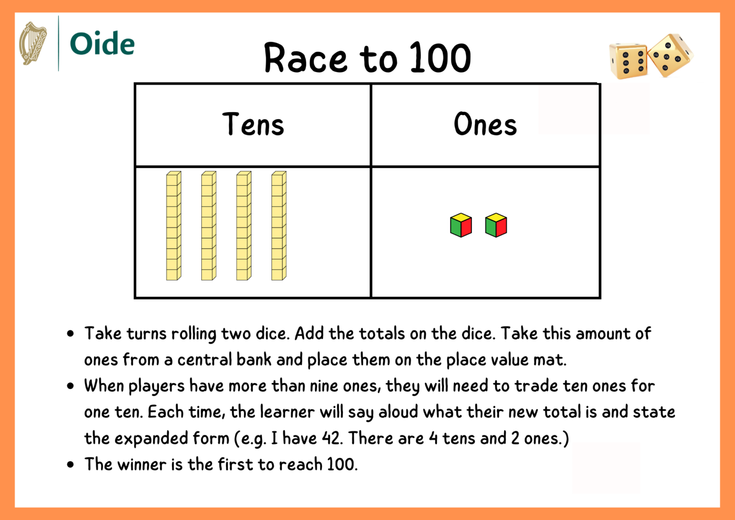 Race to 100